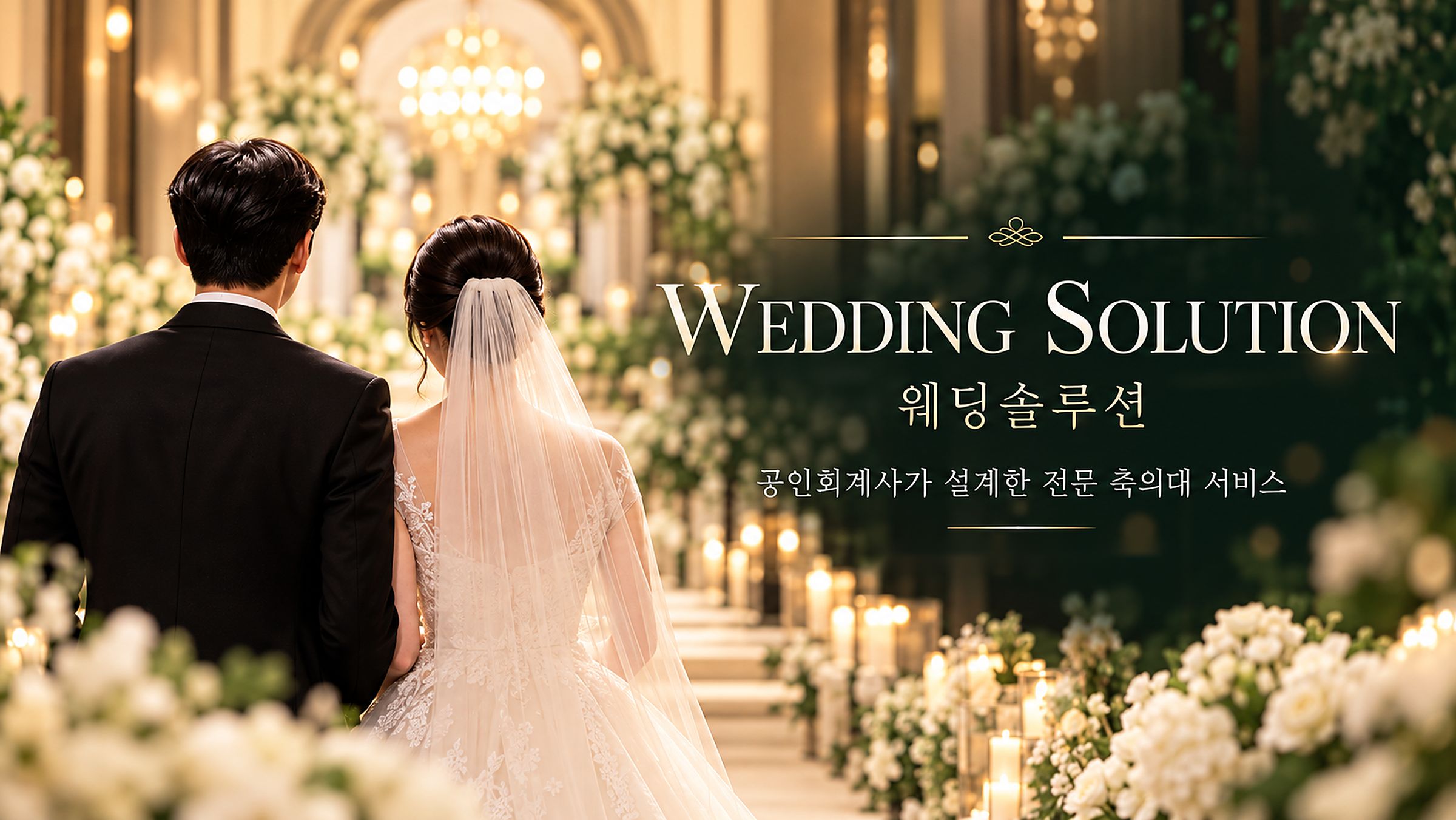 WEDDING SOLUTION 웨딩솔루션 · 공인회계사가 설계한 전문 축의대 서비스